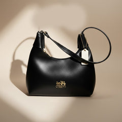 Classic Black Coach Handbag