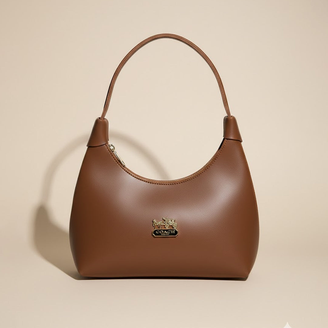 Elegant Brown Coach Handbag