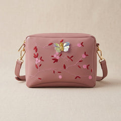 Elegant Embroidered Crossbody Bag